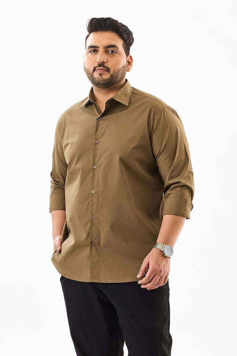 سنيتش قميص مقاس كبير بقصة عادية مطاطي