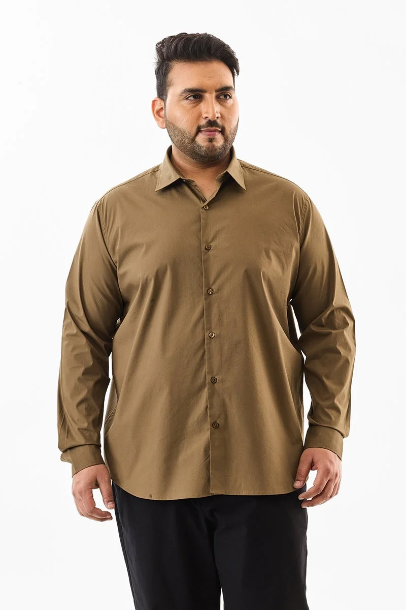 SNITCH Regular Fit Stretch Plus Size Shirt