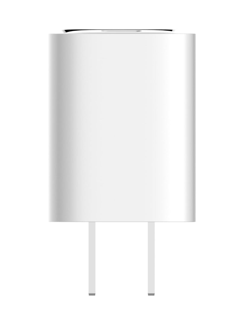 شاحن حائط سريع A2317C بمقبس الاتحاد الأوروبي مع كابل من النوع C ومنافذ USB من النوع C بقوة 30 وات - أبيض