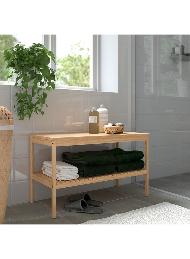 إيروريكس مقعد من الخيزران، 78×37 سم - Image 2