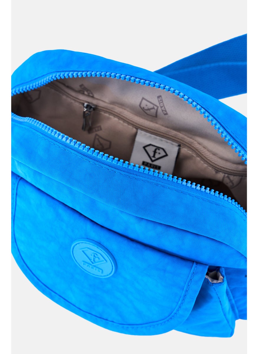 I Love Fashion Women Brand Logo Shoulder Bag 25 L x 16 H x 6 W cm, Blue  - Image 3