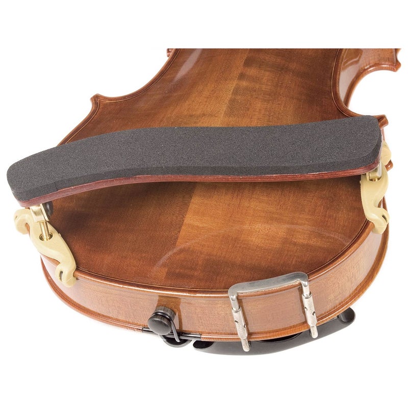 Kun Bravo 4/4 Violin Shoulder Rest - Hardwood with Brass Fittings - Image 2