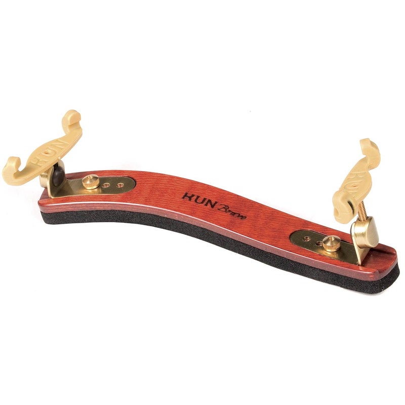 Kun Bravo 4/4 Violin Shoulder Rest - Hardwood with Brass Fittings - Image 3