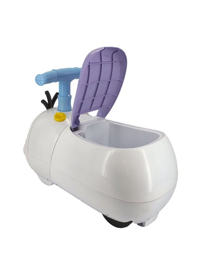 Kiddieland Disney Frozen Light "N" Sound Zoom Olaf Ride-on Toy (49.86 x 26.67 x 49.53 cm, White/Purple) - Image 3