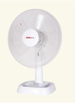 Electro General Electro General Table Fan Model FTB-W634 - Quiet and High-Performance Design - 55 Watts - Full Copper Motor (74*18mm) - Five Durable AS Blades - 3 Speed Settings for Ventilation Control - One-Hour Timer - Adjustable Angle for Wide Air Distribution  - Image 2