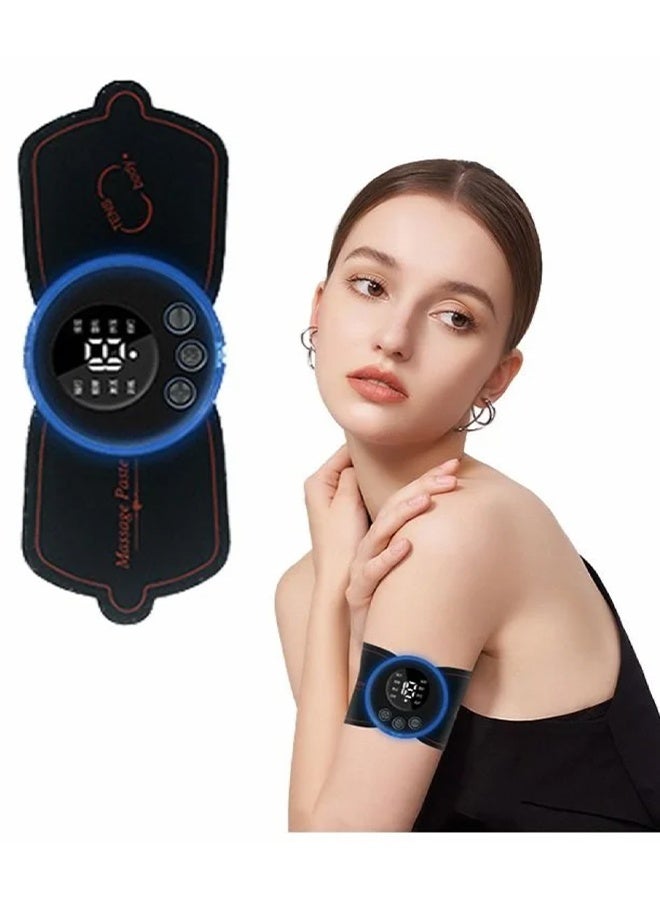 Loquat Mini Massager - Portable Electric Neck Massager Cervical Massage Stickers - Image 1