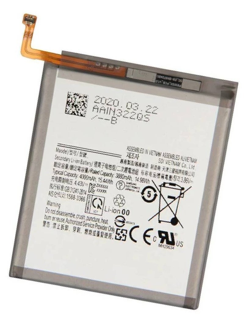 MUNTAQI Premium Replacement Internal Battery Compatible with Samsung Galaxy A25 – High-Capacity Lithium-Ion Rechargeable Cell for Long-Lasting Power, Fast Charging Support, Durable Performance, Safe and Easy Installation – Restore Battery Life and Device Efficiency - Image 1