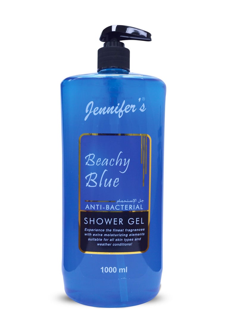 Jennifer's Jennifer’s Beachy Blue Shower Gel 1000 ml  - Image 1