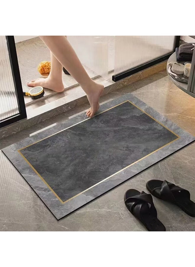 سجادة حمام من طين الدياتوم الماص المضاد للانزلاق من الألياف الدقيقة,M - Image 5