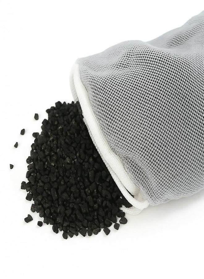Tidy Fox Activated Carbon for Aquarium - Premium Coconut Shell Granules (250 gm), Free Net Bag - Image 1