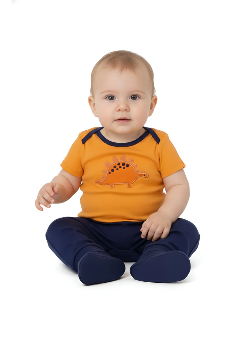 بمبىمىشى بيجامة بامبيميتشي قصيرة الأكمام بطبعة ديناصور من  قطع