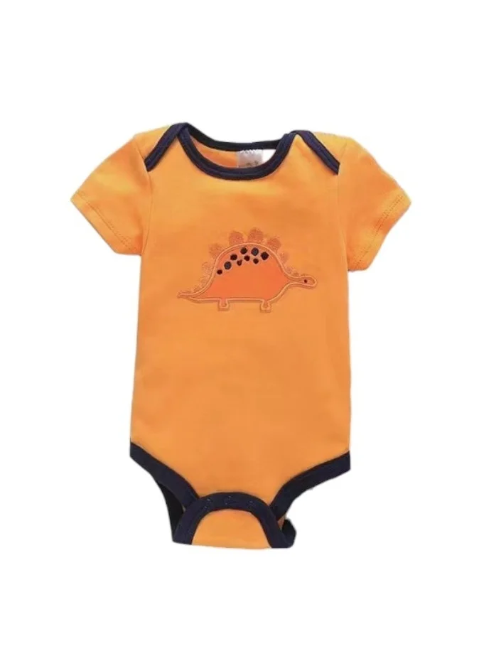 Bambimici Bambimici Dinosaur Print Short Sleeve with Pyjama 3-Piece