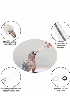 KASTWAVE Bird Feeding Tool, Young Birds Feeding, Feeding Tubes used for Pet Baby Bird Parrot feed milk and medicine, Used for Feeding Pets  - Image 3