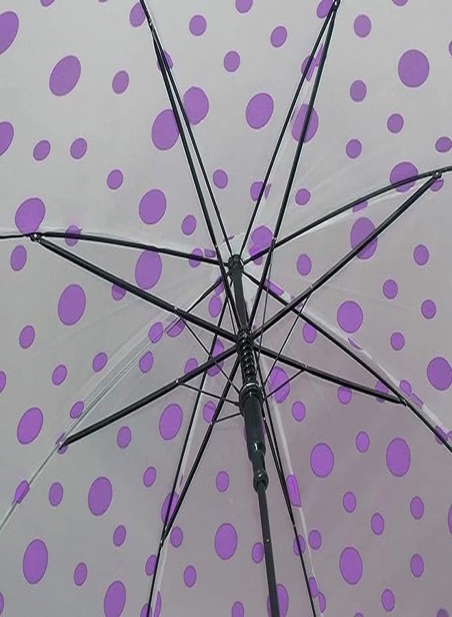RGKJAS Polka Dot Umbrella | Windproof, Waterproof & UV Protection | Lightweight, Foldable & Travel-Friendly | Double Layer Design | Long Handle | Multipurpose for Kids, Girl, Boys & Women - Multicolor - Image 4