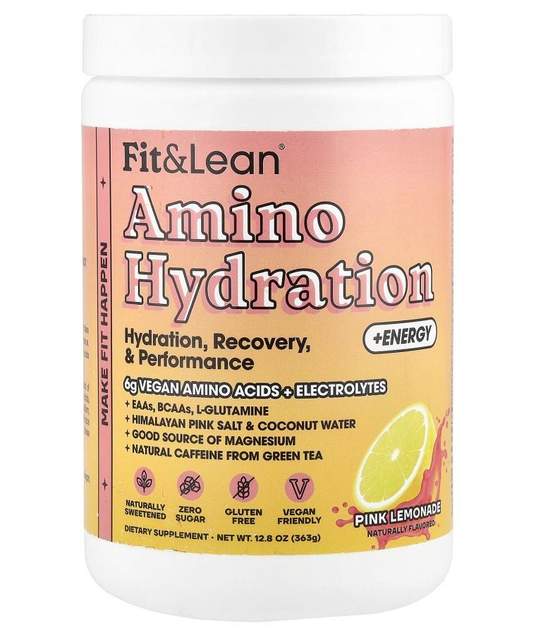 Fit & Lean Amino Hydration + Energy Pink Lemonade 12.8 oz (363 g)