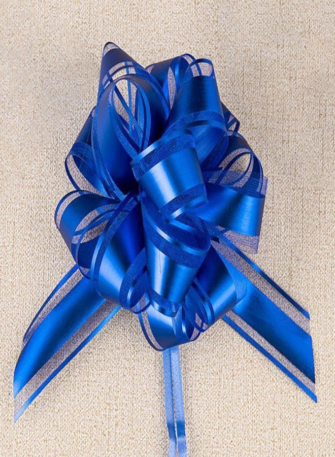 YESON Blue Pull Bows,Gifts Wrapping Bows,Blue Bow for Gifts Wrapping,Bouquet Packaging(4.3 in,10 pcs - Image 2