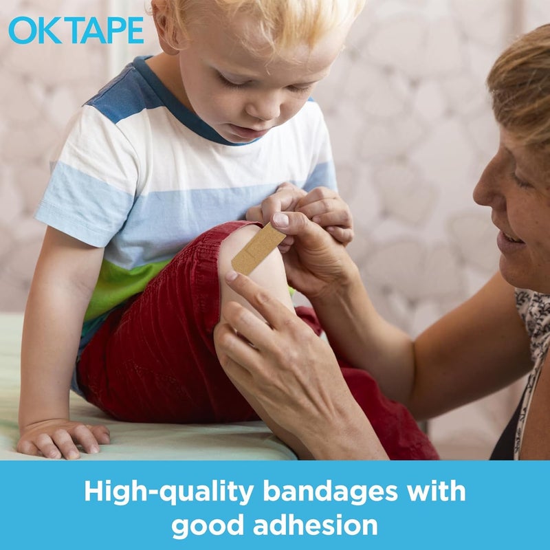 OK TAPE لاصق قماش OK TAPE لضمادات الجروح 1 × 3 200 قطعة معقمة مرنة للضمادات بالجملة خالية من اللاتكس لوازم الإسعافات الأولية والعناية بالجروح - Image 5