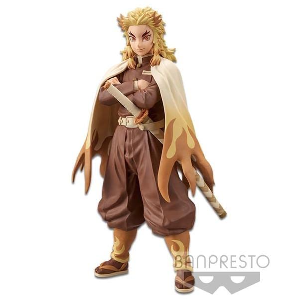 Banpresto Demon Slayer: Kimetsu no Yaiba Figure vol.11(A:KYOJURO RENGOKU), Multiple Colors (BP17027) - Image 3