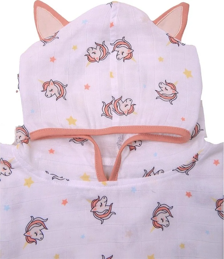 Miespiga Unicorn Kids Muslin Poncho