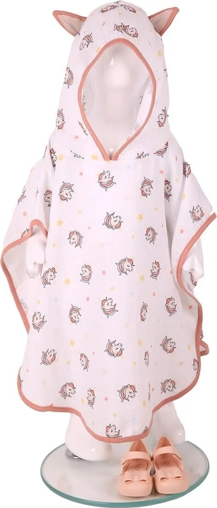 Miespiga Unicorn Kids Muslin Poncho