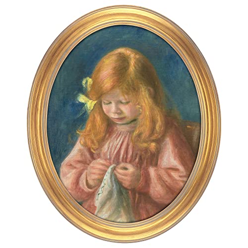 Stein Design Oval Frames - Hand-Finished Open-Back Oval Frames for Canvas, does not include glass or backing - [Gold - 11"x14"] - Image 3
