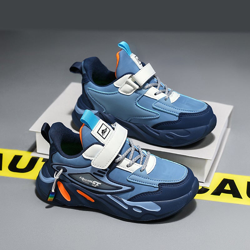 Boys Waterproof Cotton Shoes – Thickened Fleece-Lined Velcro Winter Footwear - Image 4
