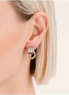 RoseField Rosefield Modern Vintage Interlaced Duotone Earrings - JEIED-J964  - Image 3