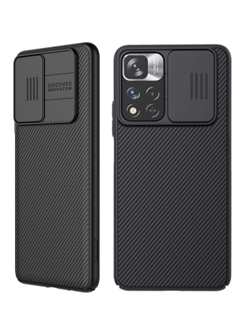 Nillkin CamShield Series Cover Case Designed For Xiaomi Note 11T/11T Pro - Black - Image 1