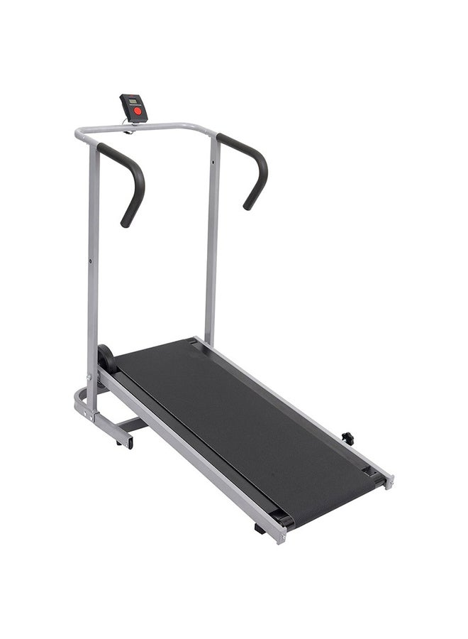 مارشال فيتنس جهاز جري يدوي من مارشال فيتنيس - جهاز جري لياقة بدنية قابل للطي - جهاز جري يدوي مع إمكانية التمرين على المنحدر - جهاز جري غير آلي للتمرين المنزلي - سعة وزن تصل إلى 225 رطلاً - MF-402 - Image 1