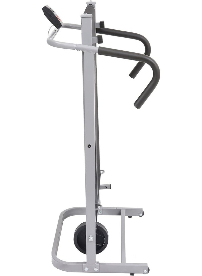 مارشال فيتنس جهاز جري يدوي من مارشال فيتنيس - جهاز جري لياقة بدنية قابل للطي - جهاز جري يدوي مع إمكانية التمرين على المنحدر - جهاز جري غير آلي للتمرين المنزلي - سعة وزن تصل إلى 225 رطلاً - MF-402 - Image 2