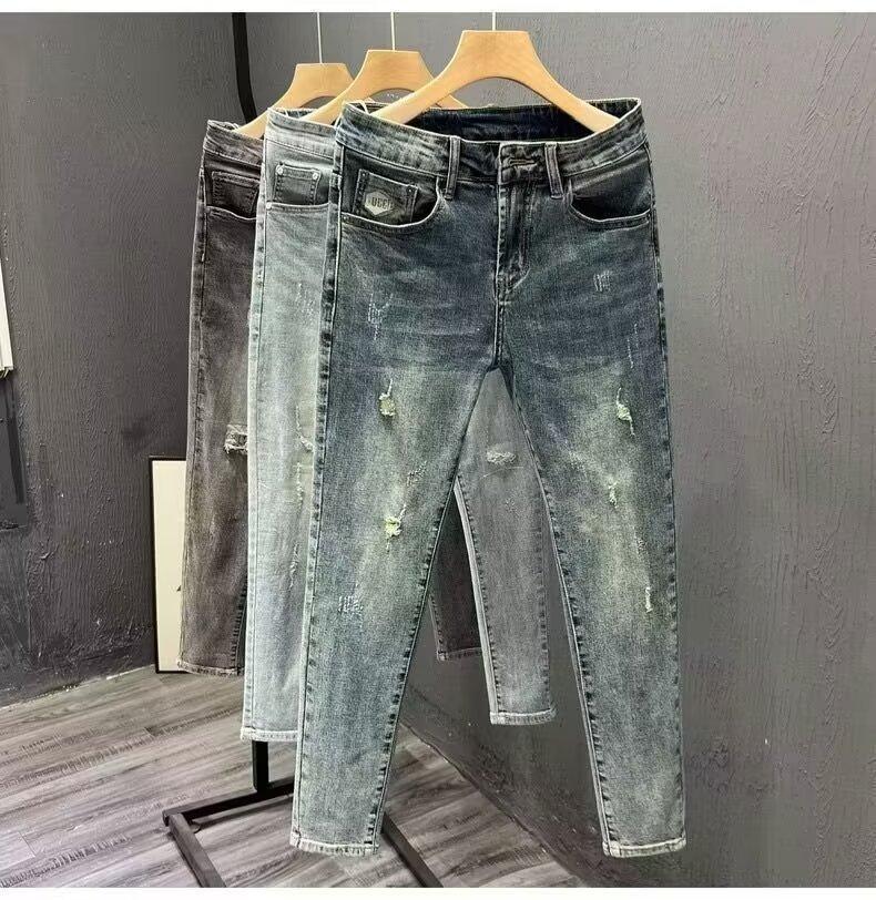 Unisex Classic Denim Jeans Loose Fit Daily Outdoor Wear - Image 3