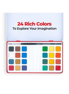 Camel Artist Water Colour Cake Set - 24 Shades, Assorted - pzsku/Z63466D0C4D34C66131ECZ/45/_/1740119150/3ae65c85-03bf-4a47-a20a-22ead07883fb