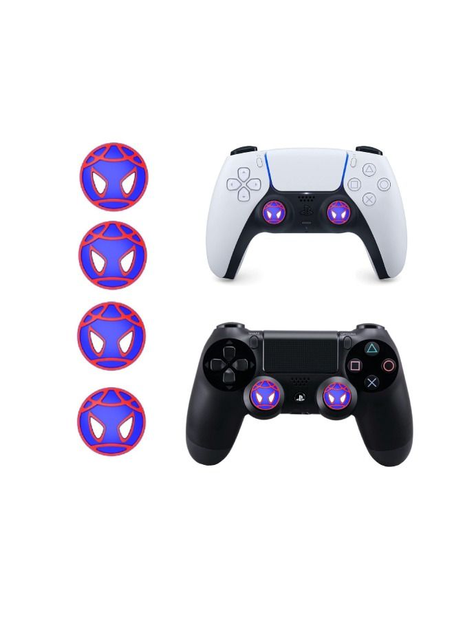 YONK 4 Pieces Controller Silicone Thumb Grip Cap joystick Thumbstick For Ps5 & Ps4 SYO8 - Image 2
