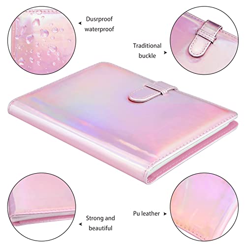 Hapeper 128 Pockets Photo Album Compatible with Fujifilm Instax Mini 12 11 9 8 90 70 40 Instant Camera Films and 2x3 Inch Photo Paper (Bright Pink) - Image 4