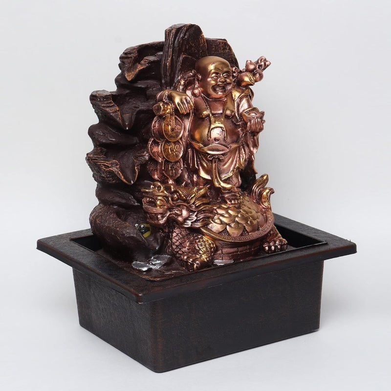 SPLICE Soothing Meditation Fountain w Natural Flowing Water, Desk Fountain - Relaxing Water Flow That Mimics Sound of Waterfall, Water Fountains Indoor - Feel Calm (Nature-NC-3) - Image 3