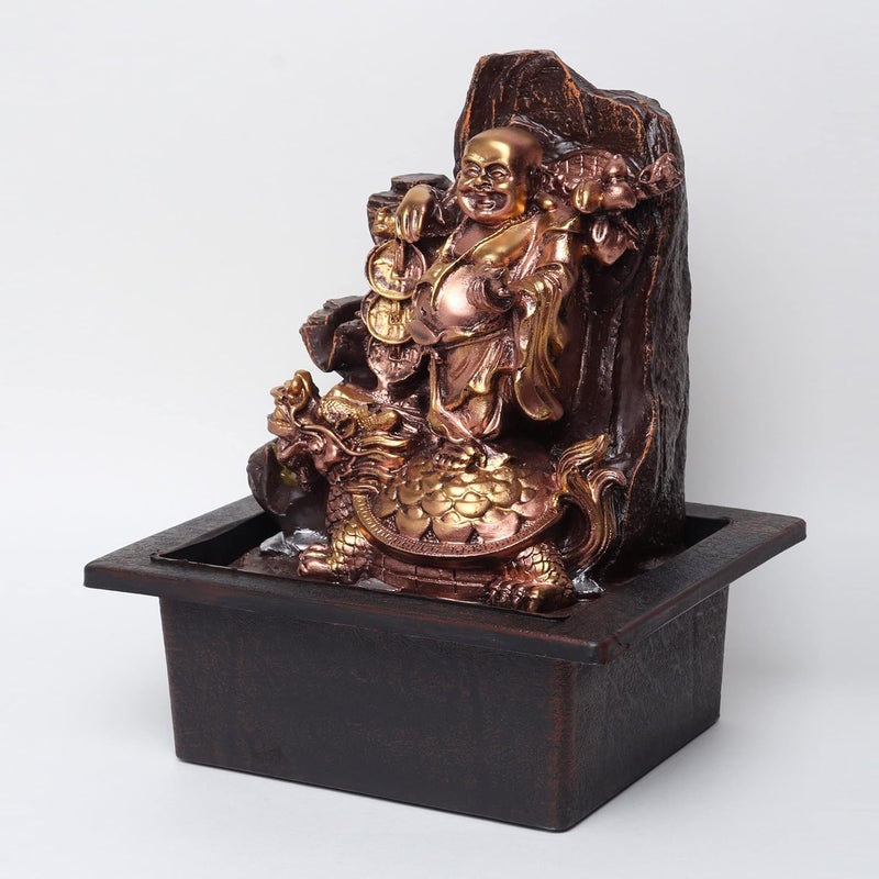 SPLICE Soothing Meditation Fountain w Natural Flowing Water, Desk Fountain - Relaxing Water Flow That Mimics Sound of Waterfall, Water Fountains Indoor - Feel Calm (Nature-NC-3) - Image 4