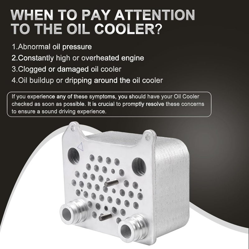 PAPAPARTS Engine Oil Cooler Kit for Ford Super Duty V8 6.0L - Image 2