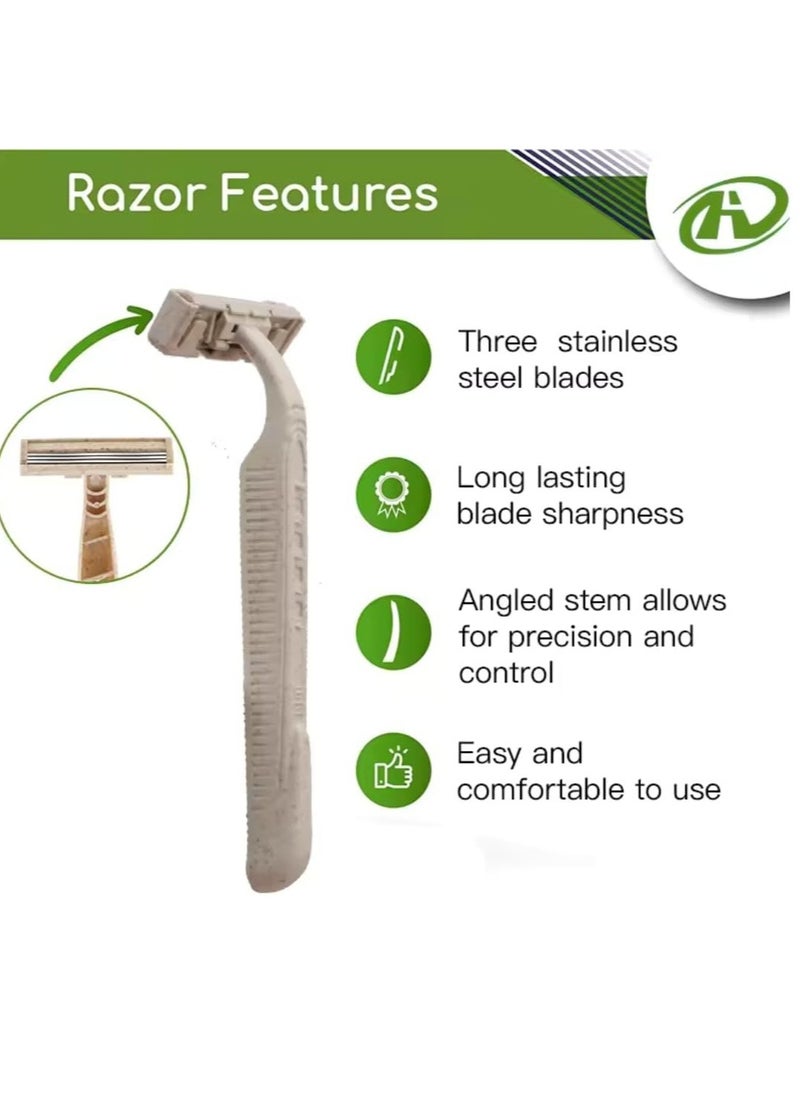 8Pcs Shaving Razor for Women and Men Wheat Straw Shaper Facial Hair Razors Shavers Trimmers Facial and Skin Hair Dermaplaning Tool 3 Blades Instant and Painless Hair Removal Facial - pzsku/Z63468424F9DA65C9D97FZ/45/_/1716191675/20f59893-e5ca-43d6-a7b3-7c8588b9172f