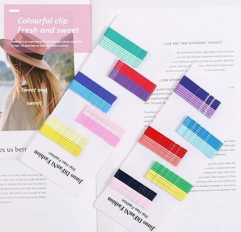 HOMEMATES 50 Pcs Hair Pin Bobby Pins Metal Hair Pin Multicolor Stylish fancy Jewellery Hair Accessories for Women Girls - Image 2
