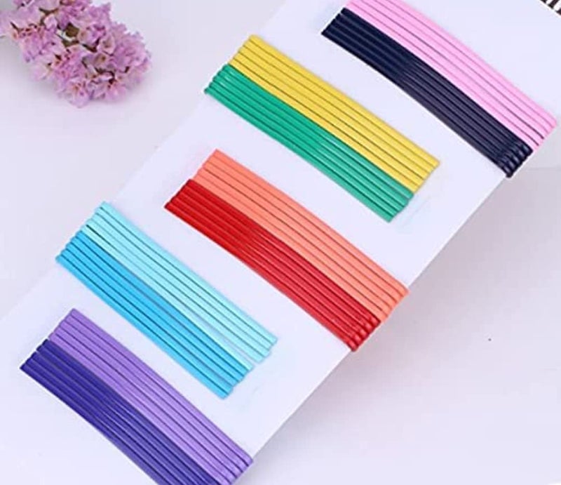 HOMEMATES 50 Pcs Hair Pin Bobby Pins Metal Hair Pin Multicolor Stylish fancy Jewellery Hair Accessories for Women Girls - Image 1