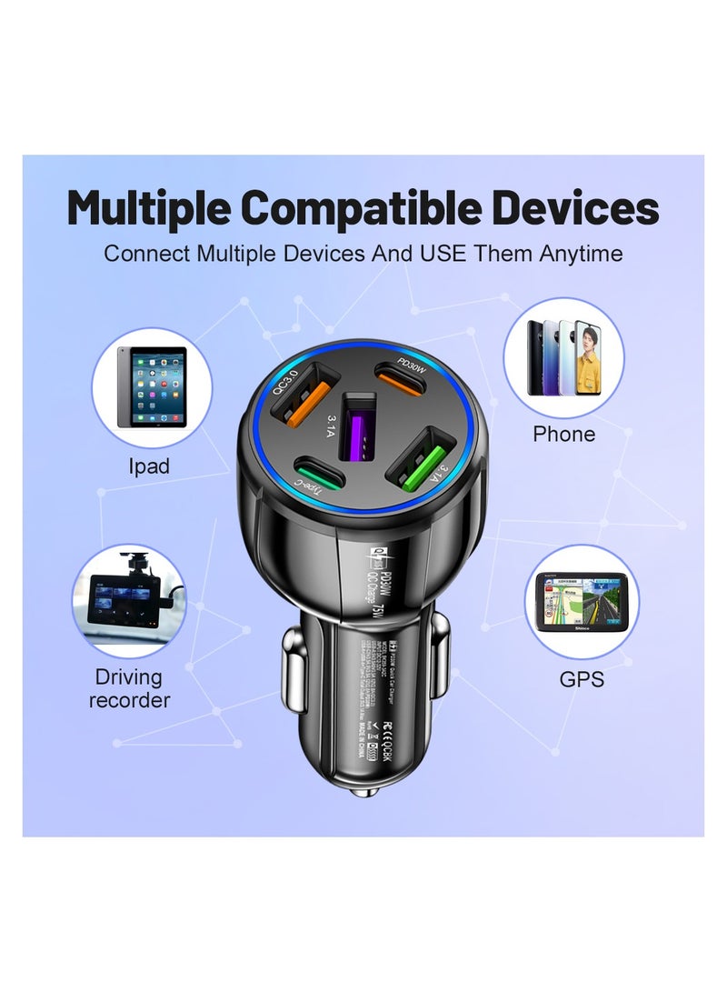 Car Phone Chargers Adapter Charger For Cars Car Charger Type C - Image 5