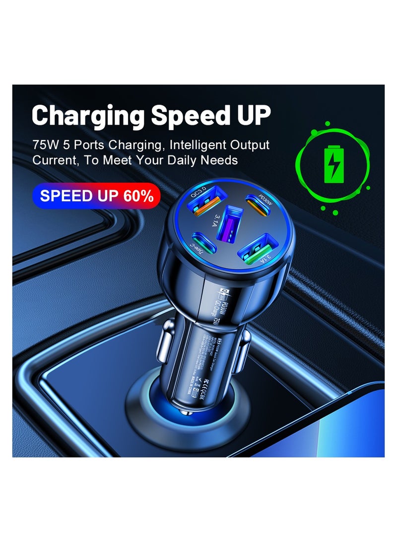 Car Phone Chargers Adapter Charger For Cars Car Charger Type C - Image 4