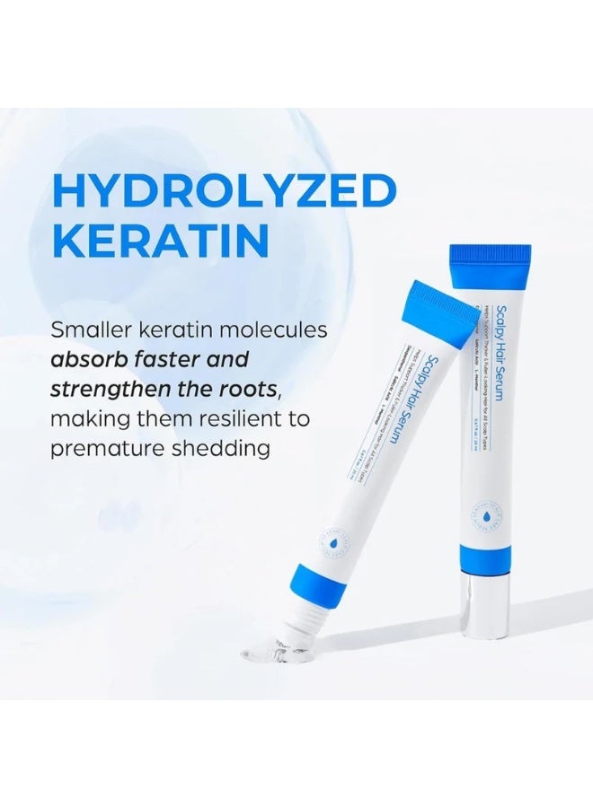 Seapuri 2-PACKS Topical Hair Growth Treatment with Scalphy Viral Effect for Hair Loss, Thinning and Retrieving Hairline,Scalp Massager with Cooling Roller Ball for Men and Women,Hair Regeneration 20g*2 - Image 3