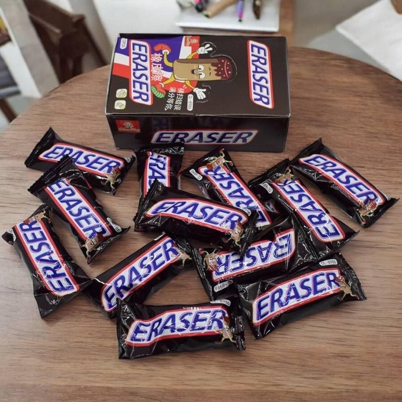 10 Pcs Chocolate Shape Eraser Multicolor Gift For School, Party, Office, Home, Teachers, Students For School Generic 2026 - Image 3