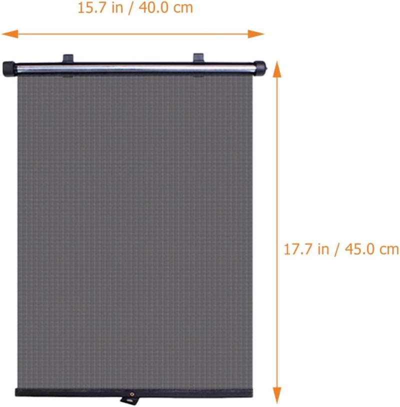 2pcs Car Window Curtains Sunshade 40x45cm Side Window Covers UV Protection for Safety and Heat Blocking Sunshade for Vehicle Interior - Image 1