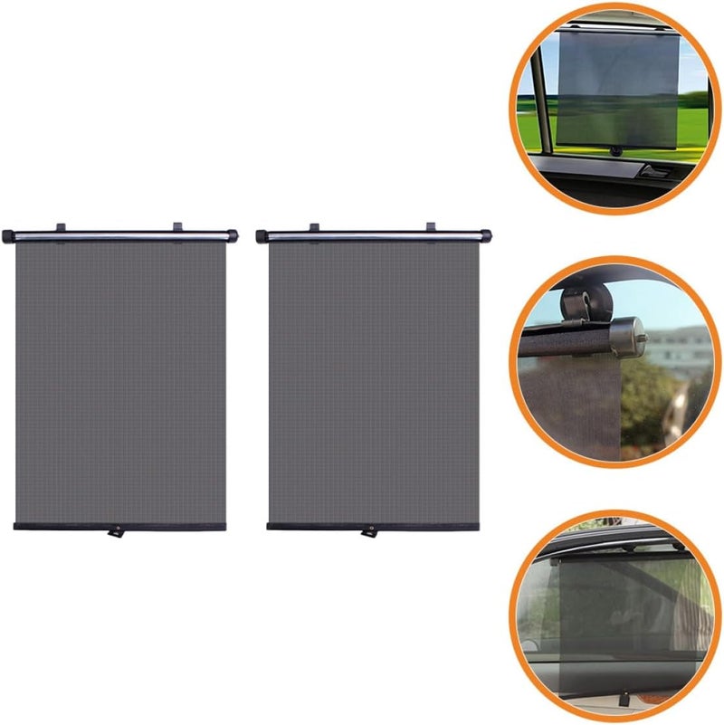 2pcs Car Window Curtains Sunshade 40x45cm Side Window Covers UV Protection for Safety and Heat Blocking Sunshade for Vehicle Interior - Image 5