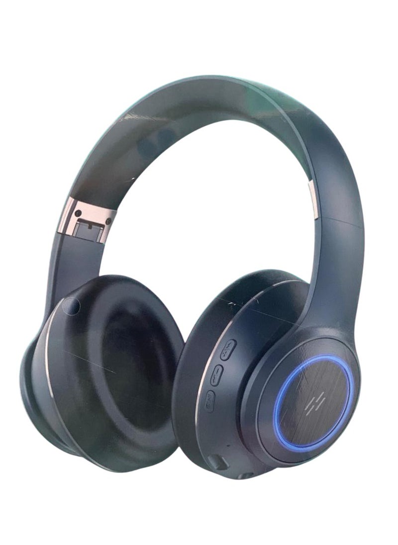 HEATZ ZB80 BLUETOOTH HEADPHONE, TYPE-C CHARGING PORT, 7 COLOR LED, 7 HOURS PLAY TIME  - Image 1