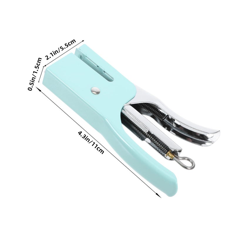 Mini Handheld Stapler Mint Green Portable Metal For School Office Desk Accessories - Image 3