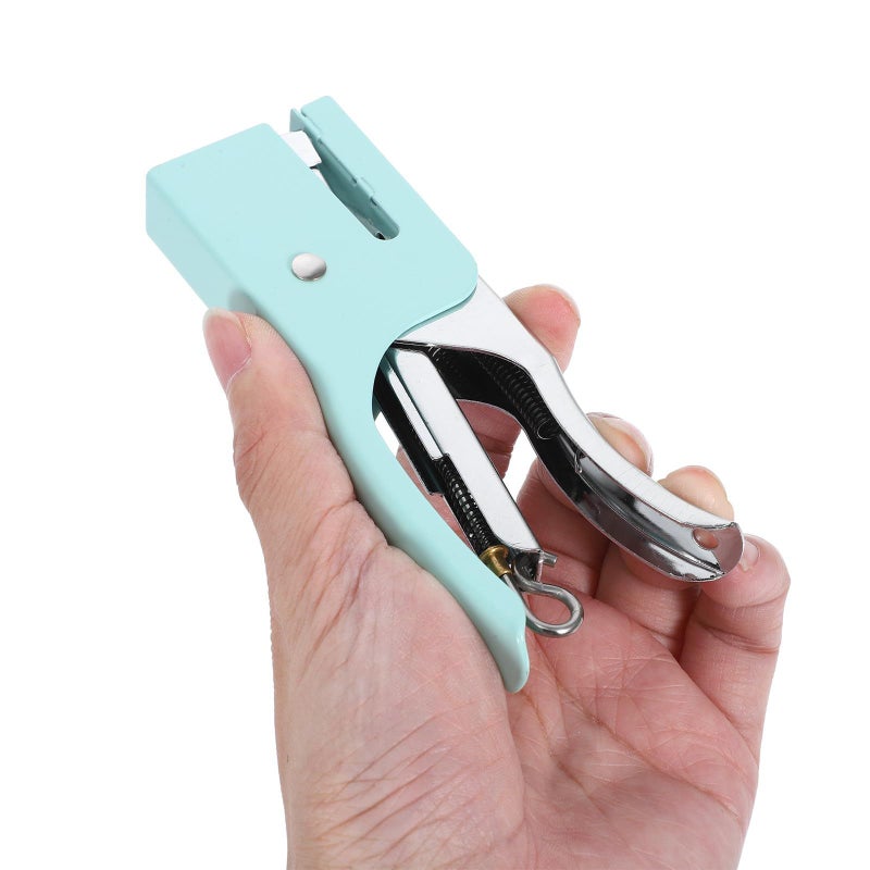 Mini Handheld Stapler Mint Green Portable Metal For School Office Desk Accessories - Image 4