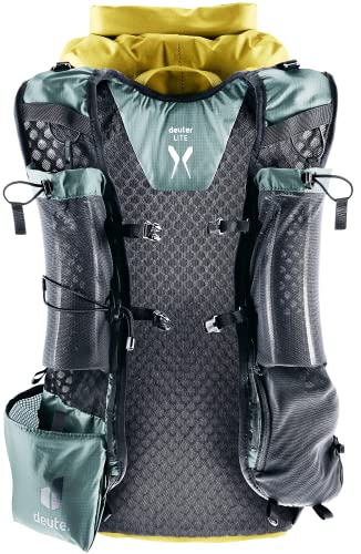 Deuter Vertrail 16L Alpine Backpack I Waterproof, Lightweight Hiking & Mountaineering Pack - Turmeric-Teal - Image 3